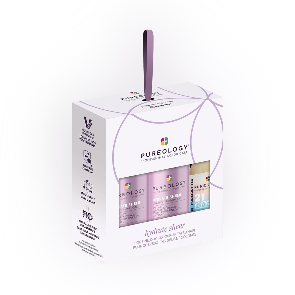 Pureology HYDRATE SHEER
Hydrate for dry, color-treated hair Set